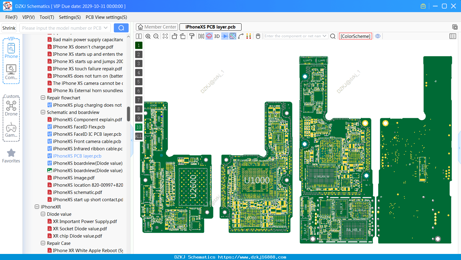 IPhoneXS PCB Layer